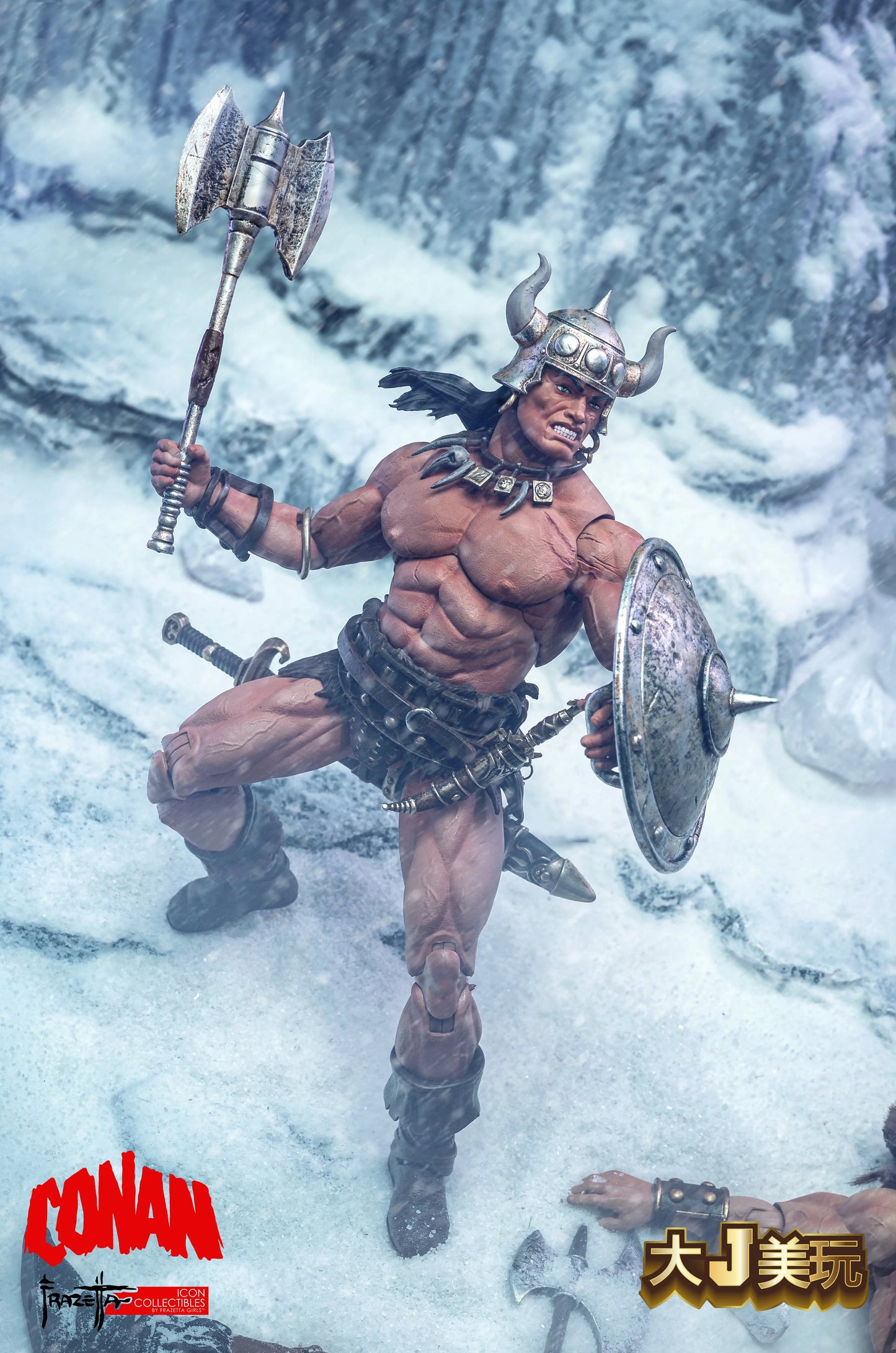 (Pre-Order) Frazetta Girls Conan the Barbarian ICON Collectibles 1/12 Scale Action Figure (Exclusive Version)