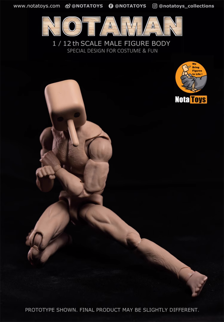 Notaman 1/12 6 inch figure body