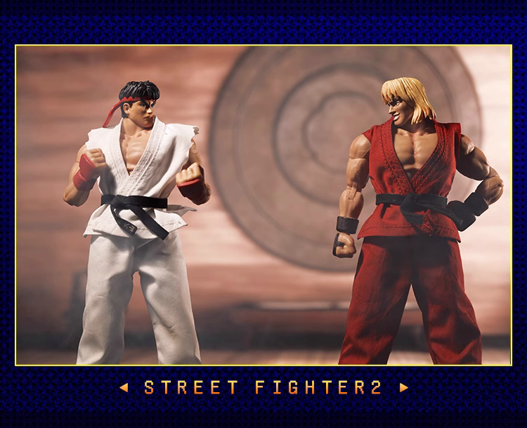 Custom 1/12 Clothing Accessories For Jada Ryu and Ken