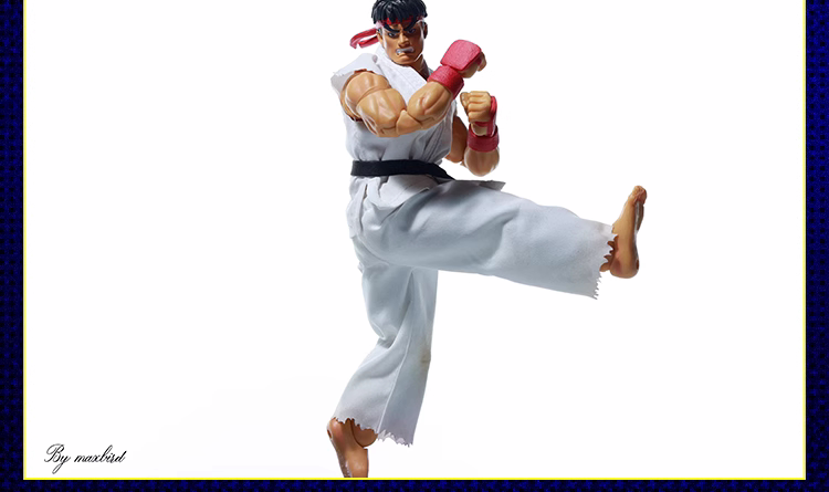 Custom 1/12 Clothing Accessories For Jada Ryu and Ken