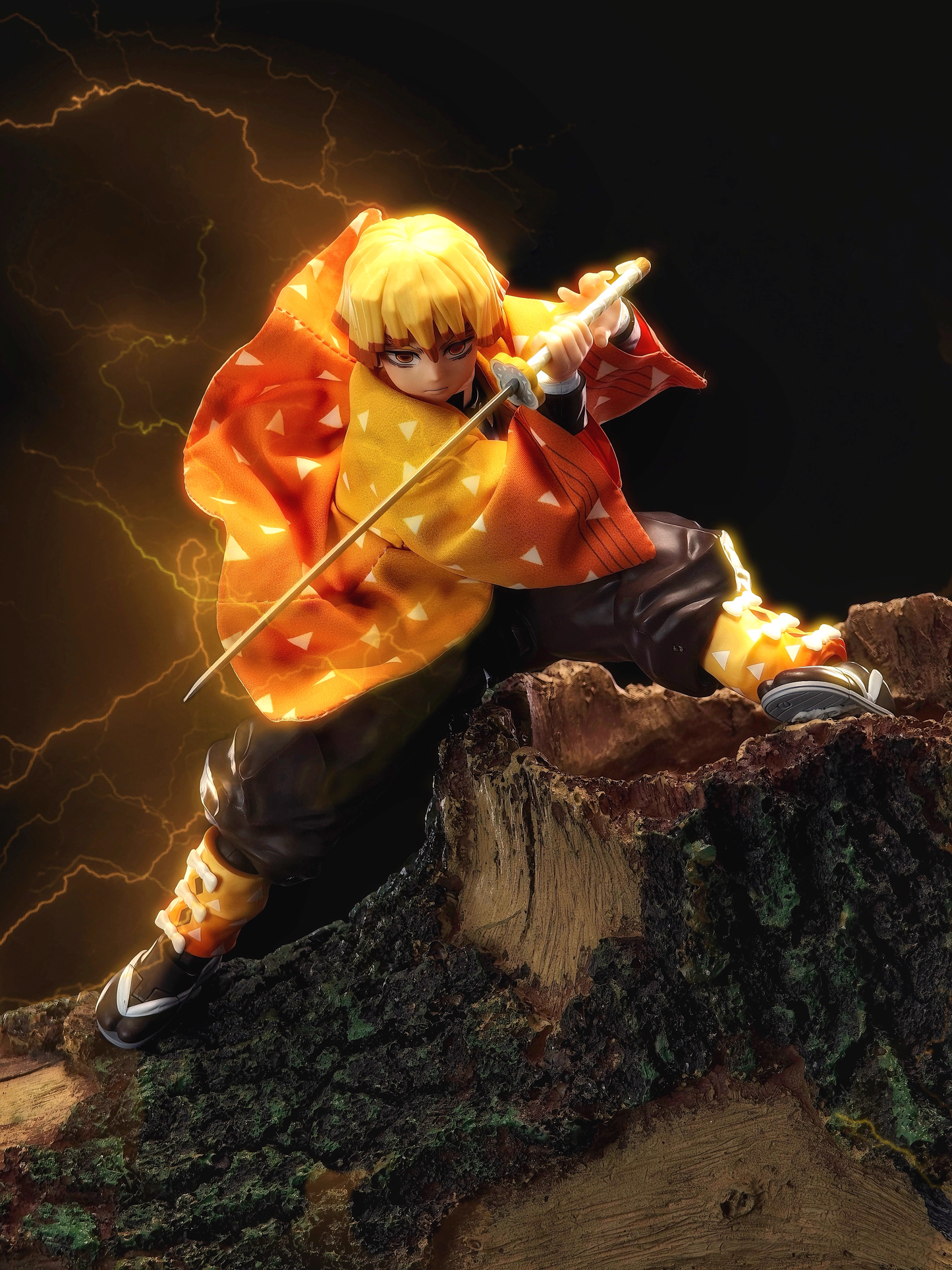Custom 1/12 Clothing Accessories for S.H.Figuarts Zenitsu Agatsuma