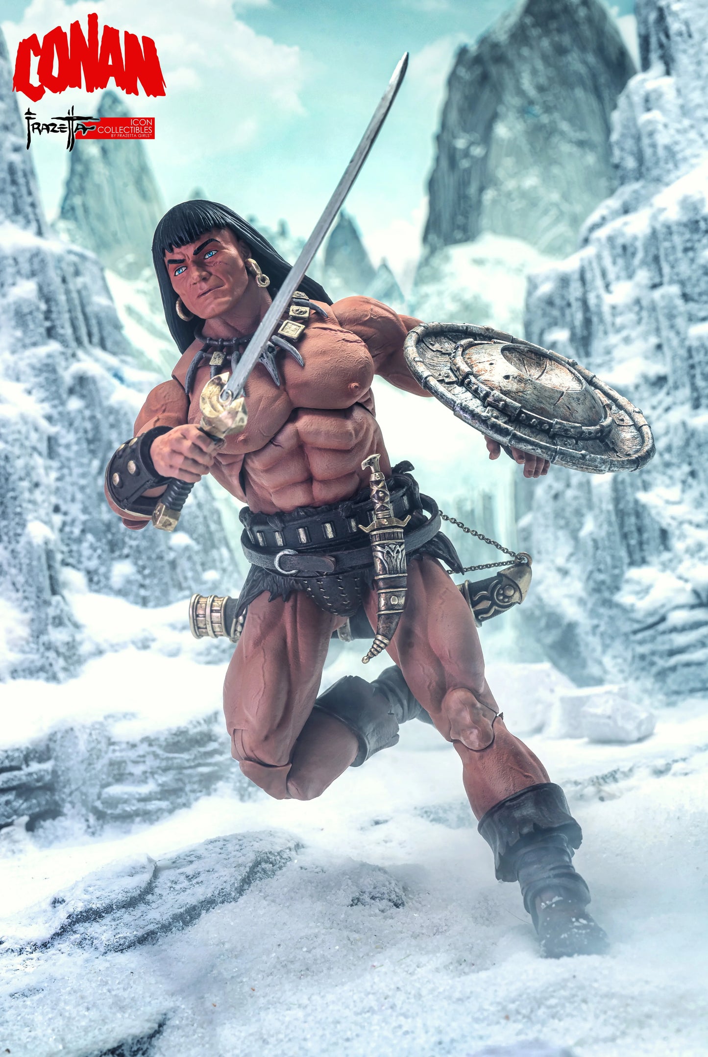 Frazetta Girls Conan the Barbarian ICON Collectibles 1/12 Scale Action Figure