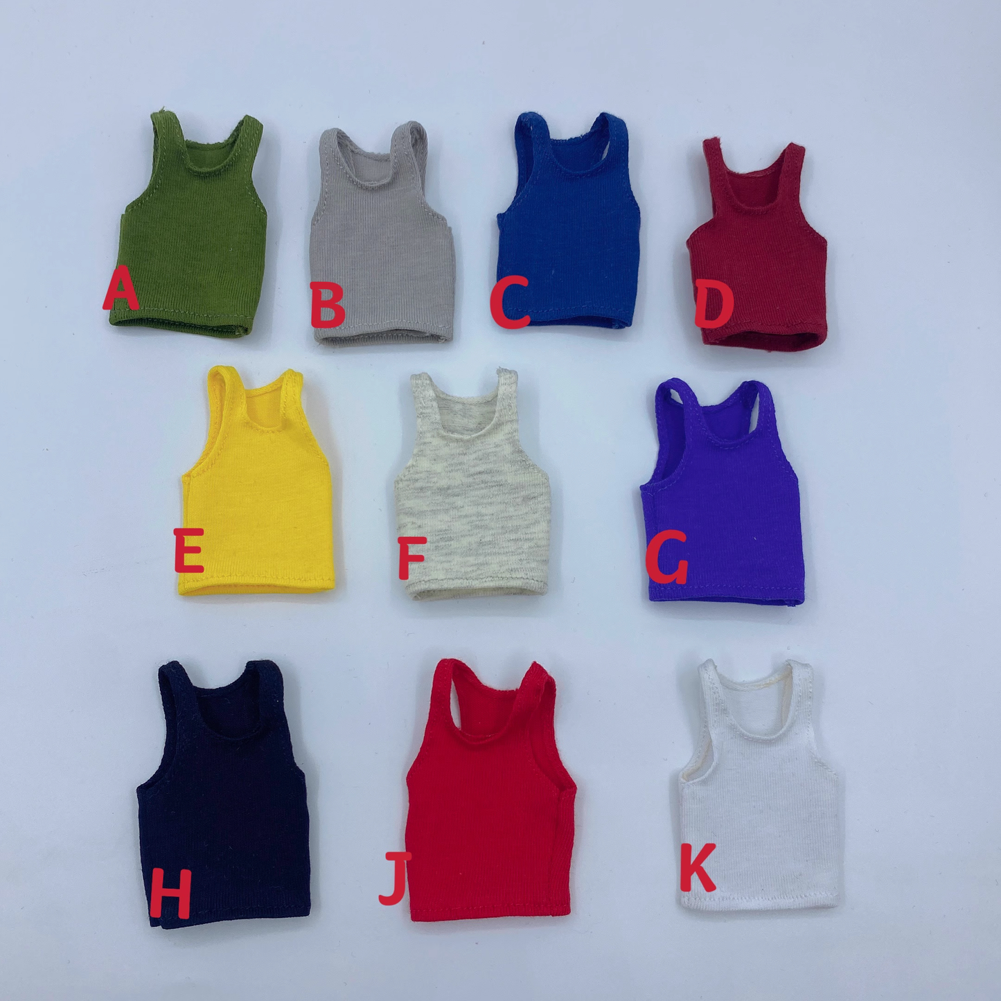Tops for 1/12 6 inch figure