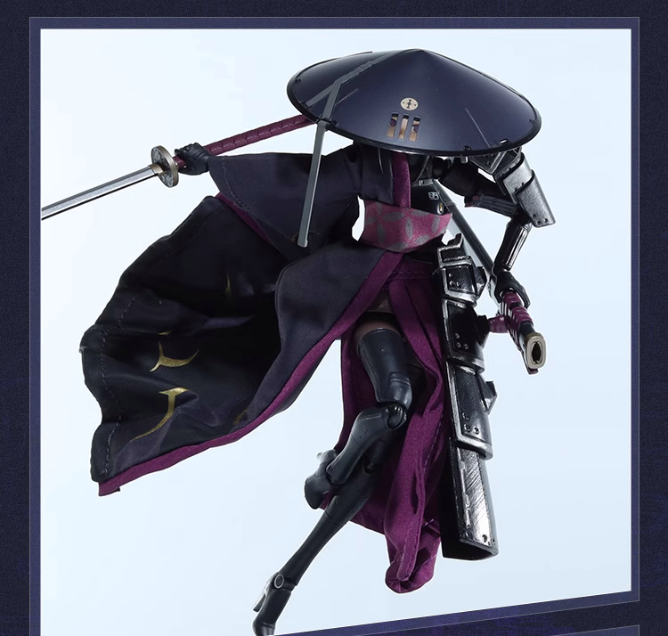 Custom 1/12 Clothing Accessories for Figma Falslander Ronin