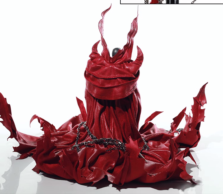 Custom 1/12 Clothing Accessories for McFarlane Spawn Cape & two chains