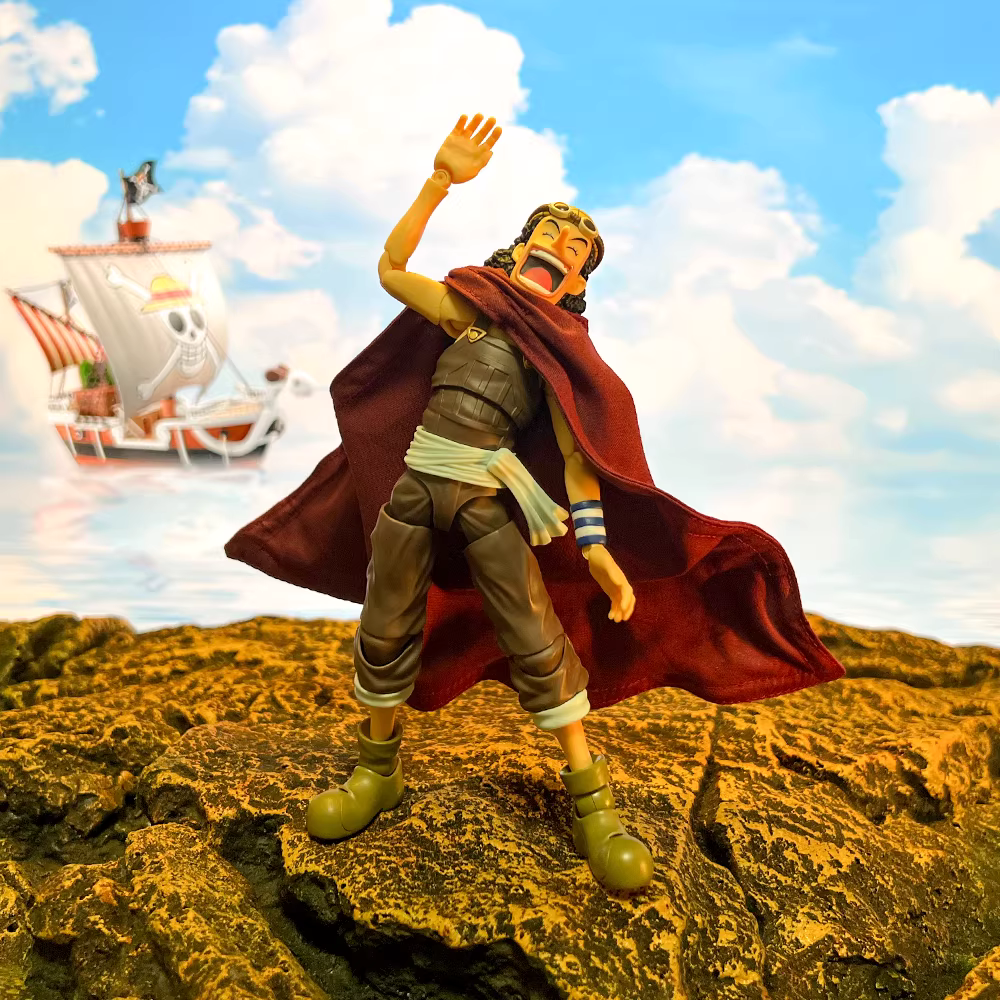 Custom 1/12 Clothing Cloak for S.H.Figuarts Usopp