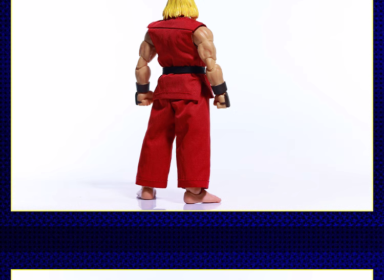 Custom 1/12 Clothing Accessories For Jada Ryu and Ken