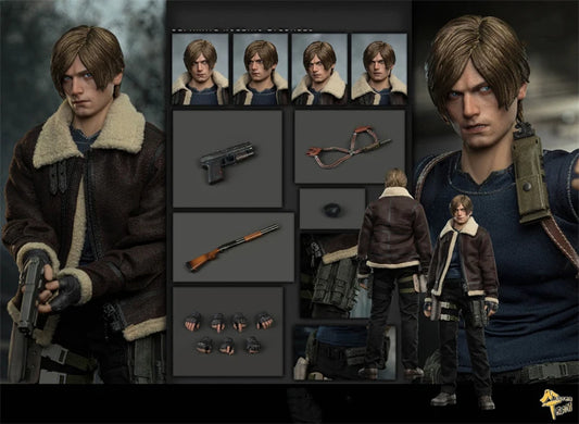 (Pre-Order) MTTOYS MT017 1/6 Leon S Kennedy Movable Eye Double Head Action Figure