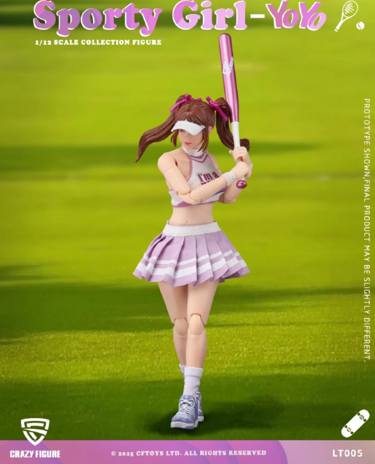 (Pre-Order) Crazyfigure 1/12 Sport Girl YoYo action figure LT005