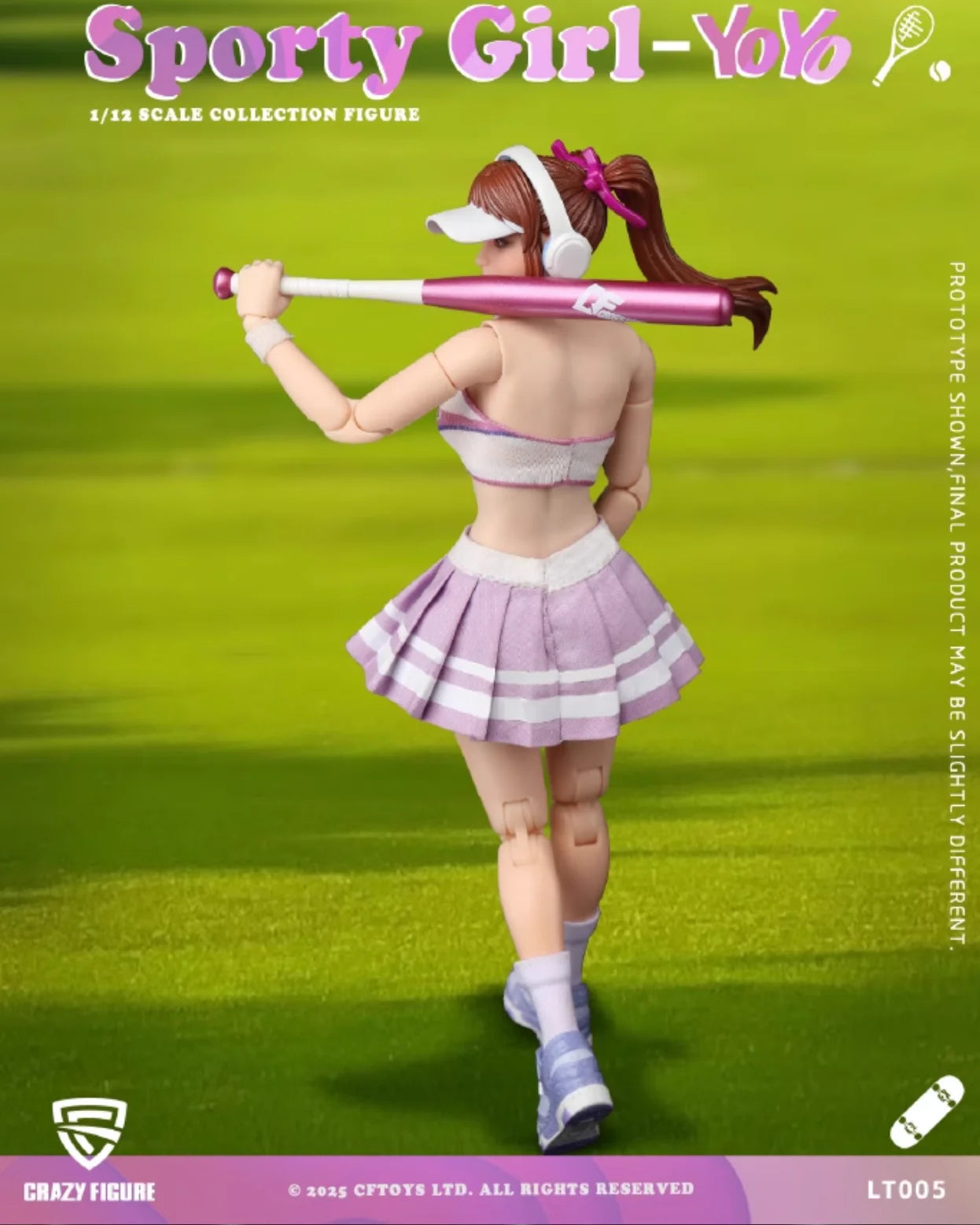 (Pre-Order) Crazyfigure 1/12 Sport Girl YoYo action figure LT005