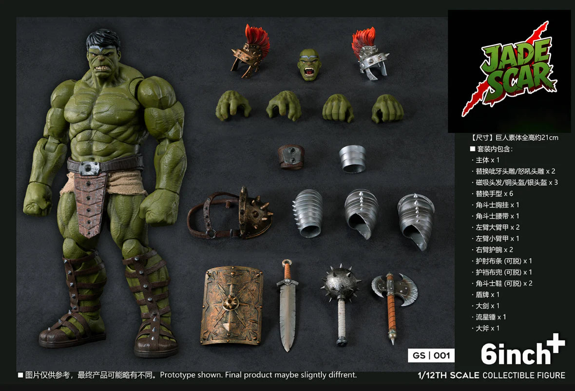 (Pre-Order) 6inchplus 1/12 Jade Scar the fighter 8.3 inches GS01 action figure