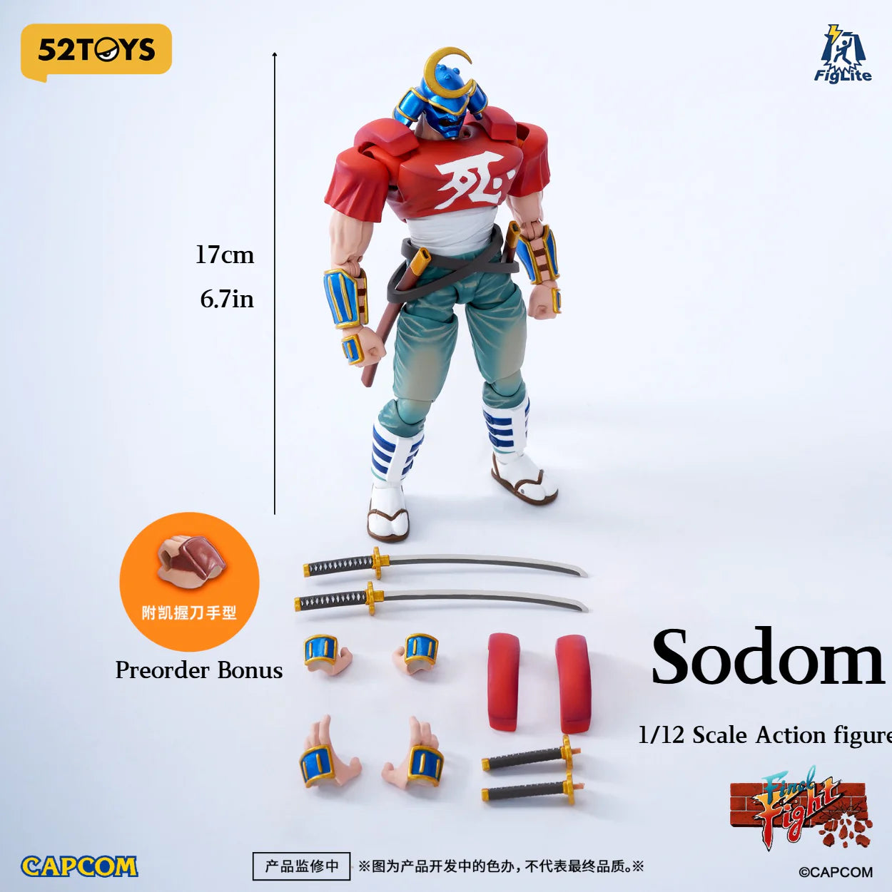 (Pre-Order) 52toys 1/12 Official Licensed Final Fight Sodom