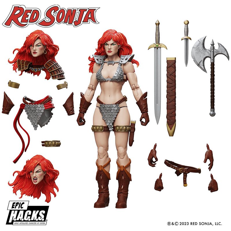 (Pre-Order) Boss Fight Studios Red Sonja 1/12 Epic H.A.C.K.S. Figure