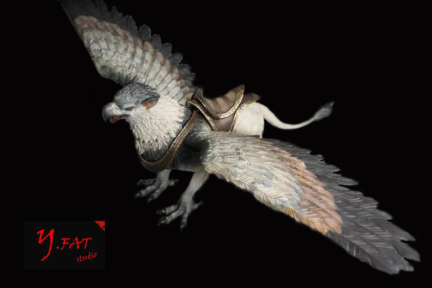 (Pre-Order) YFAT Studio (D20) Premium 1/12 figure mount Griffin White Version