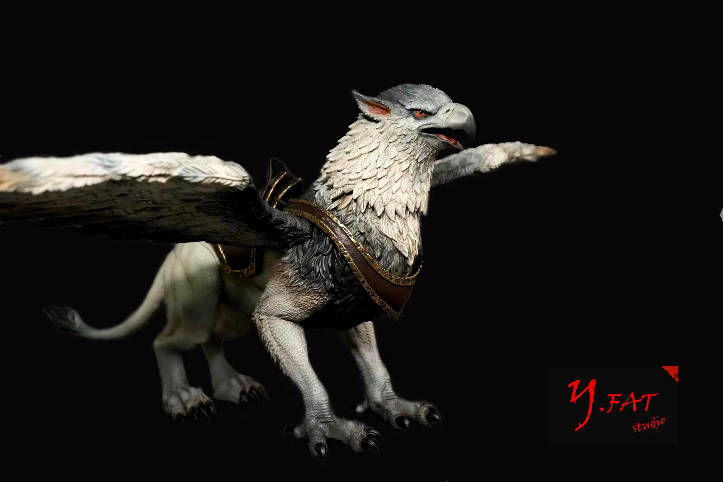 (Pre-Order) YFAT Studio (D20) Premium 1/12 figure mount Griffin White Version