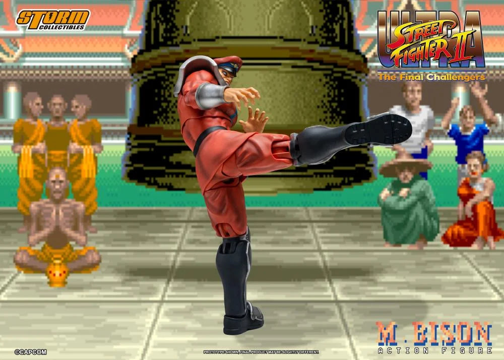 (Pre-Order) Storm Collectibles Ultra Street Fighter II: The Final Challengers M. Bison 1/12 Scale Action Figure