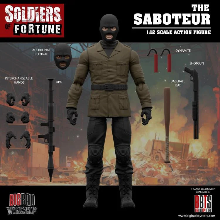 (Pre-Order) Soldiers of Fortune The Saboteur 1/12 Scale Action Figure