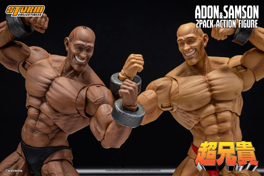 (Pre-Order) Storm Collectibles Chou-Aniki Adon and Samson 1/12 Scale Action Figure Set
