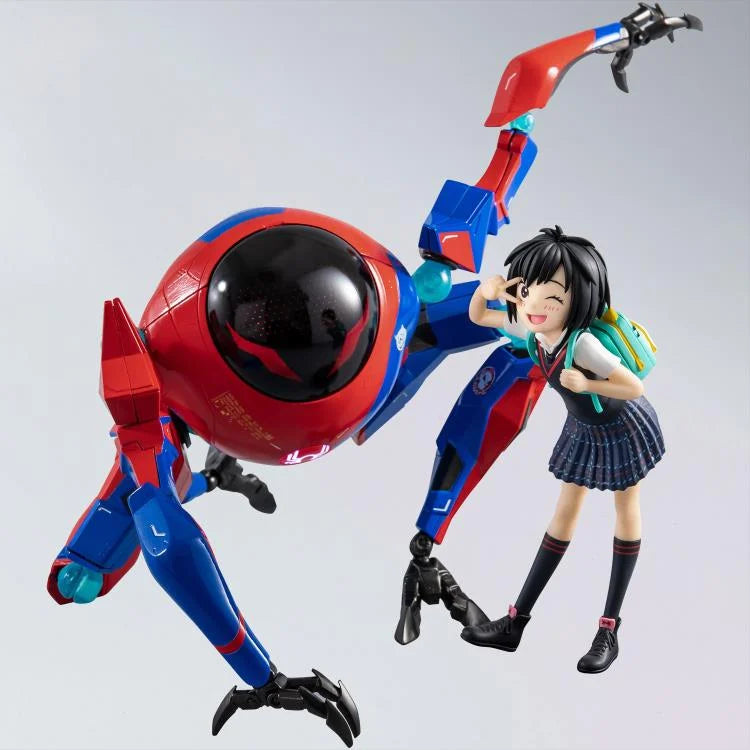 (Pre-Order) SENTINEL Spider-Man: Into the Spider-Verse SV-Action Peni Parker & SP//dr Action Figure Set (Reissue)