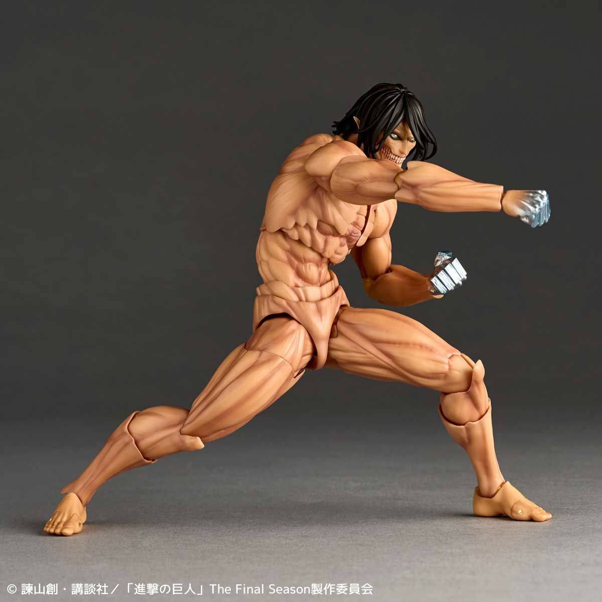 (Pre-Order) Amazing Yamaguchi Revoltech Attack On Titan Eren Titan (With Bonus) - Reissue
