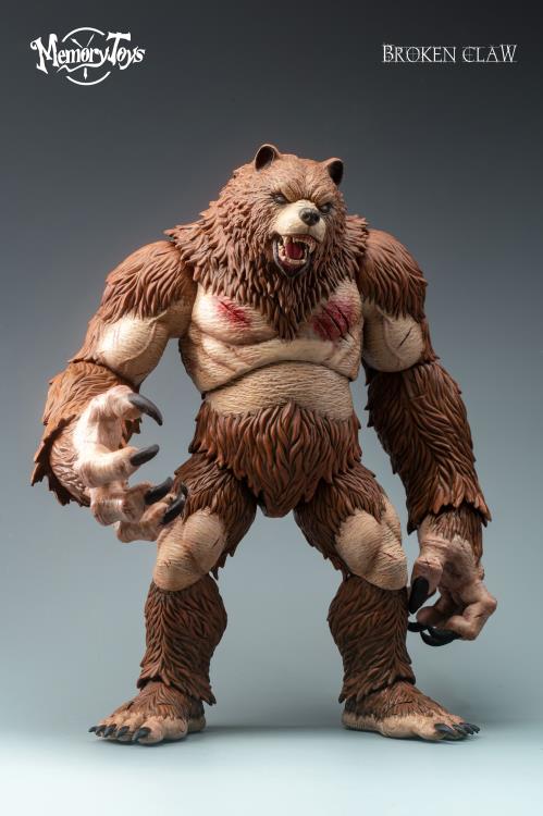MEMORY TOYS Ancient Warrior Bear Action Figure (With Bonus Armor) (In Stock)
