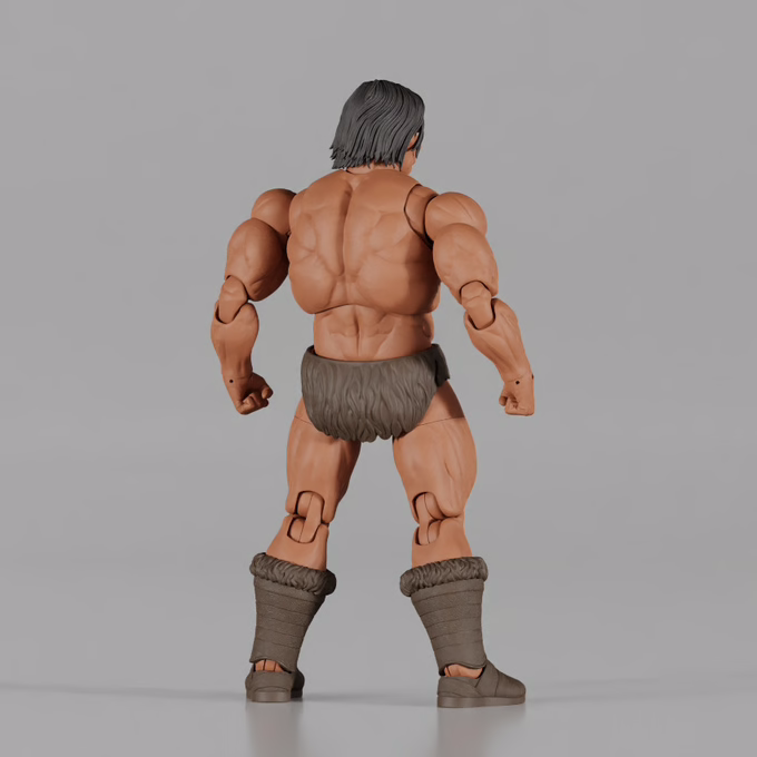 (Pre-Order) Brutal Realm Native American Warrior Barbarian 1/12 Scale Action Figure