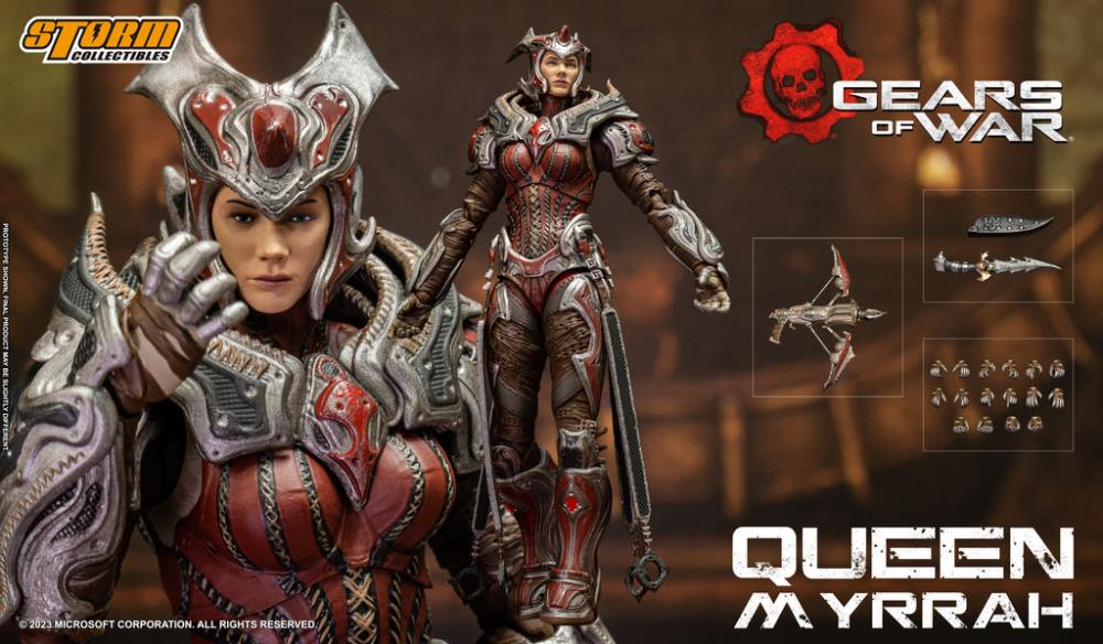 (Pre-Order) Storm Toys Gears of War Queen Myrrah 1/12 Scale