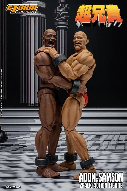 (Pre-Order) Storm Collectibles Chou-Aniki Adon and Samson 1/12 Scale Action Figure Set