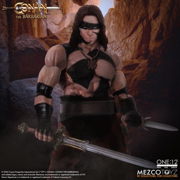 (Pre-Order) Mezco Conan the Barbarian (1982) One:12 Collective Conan (War Paint Edition) Action Figure