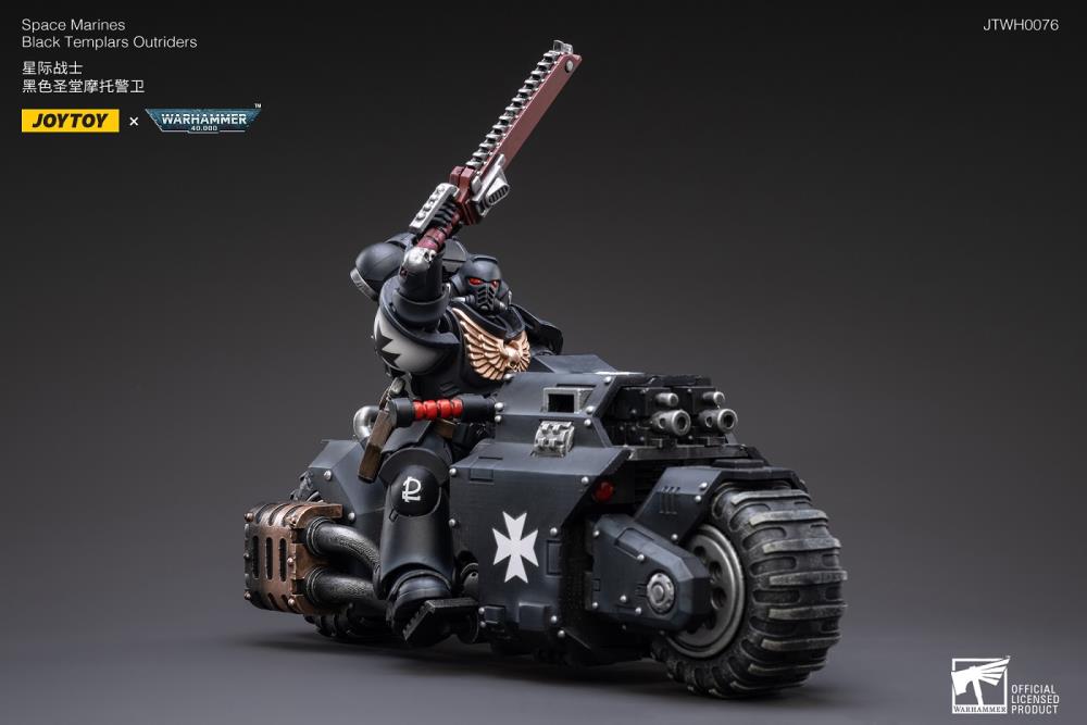 Warhammer 40k Black Templars Raider-Pattern Combat Bike 1/18 Scale (In Stock)