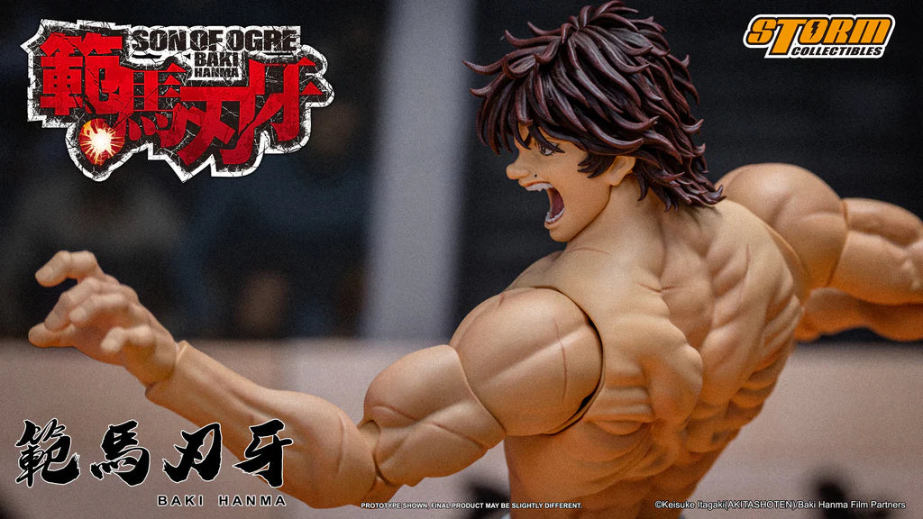 Storm Toys BAKI HANMA "SON OF THE ORGE" Action Figure 1/12 Scale Action Figure (In Stock)