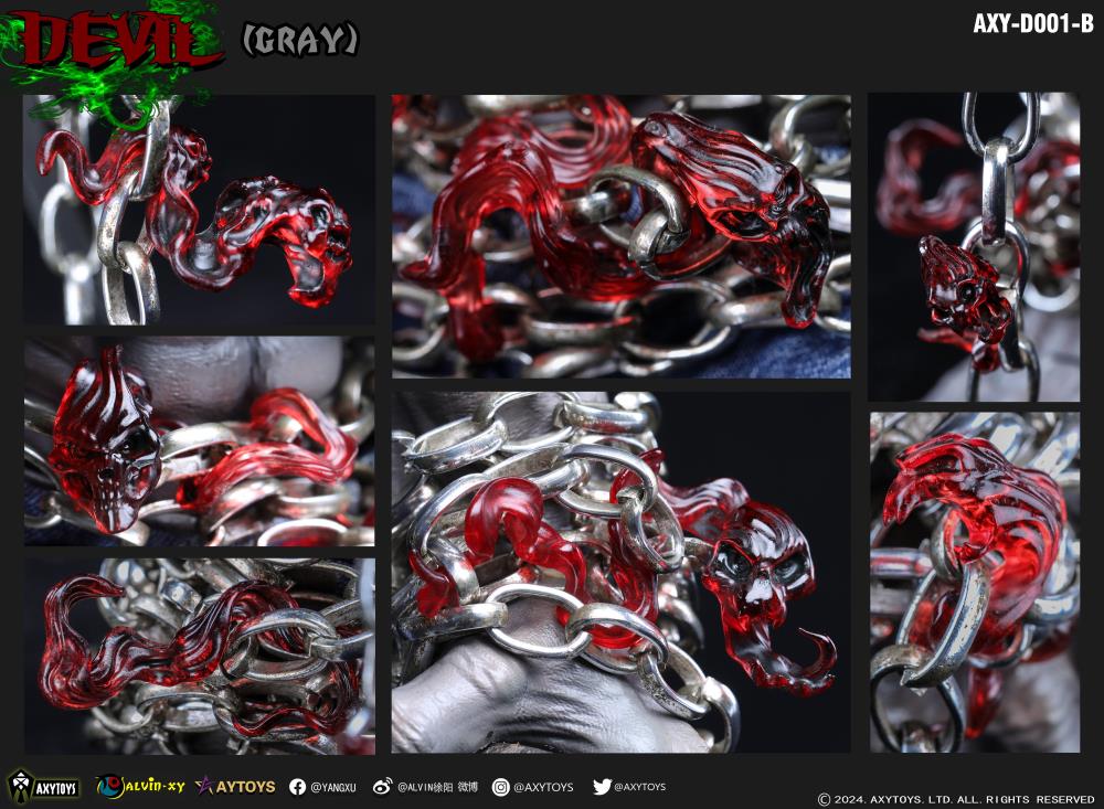 AXYTOYS Devil (Deluxe Gray Ver.) 1/12 Scale Action Figure