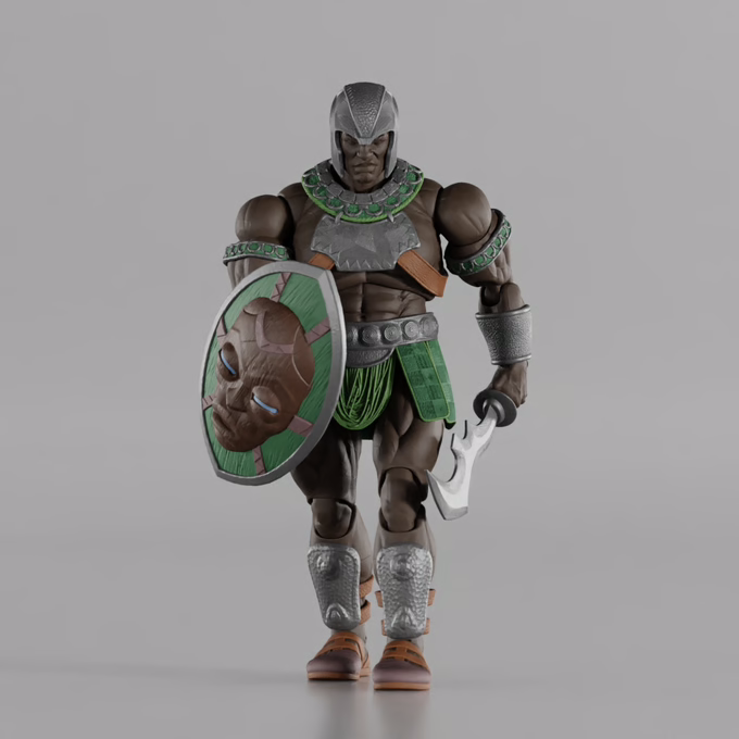 (Pre-Order) Brutal Realm Ogun the Master of Iron Figure 1/12 Scale Action Figure
