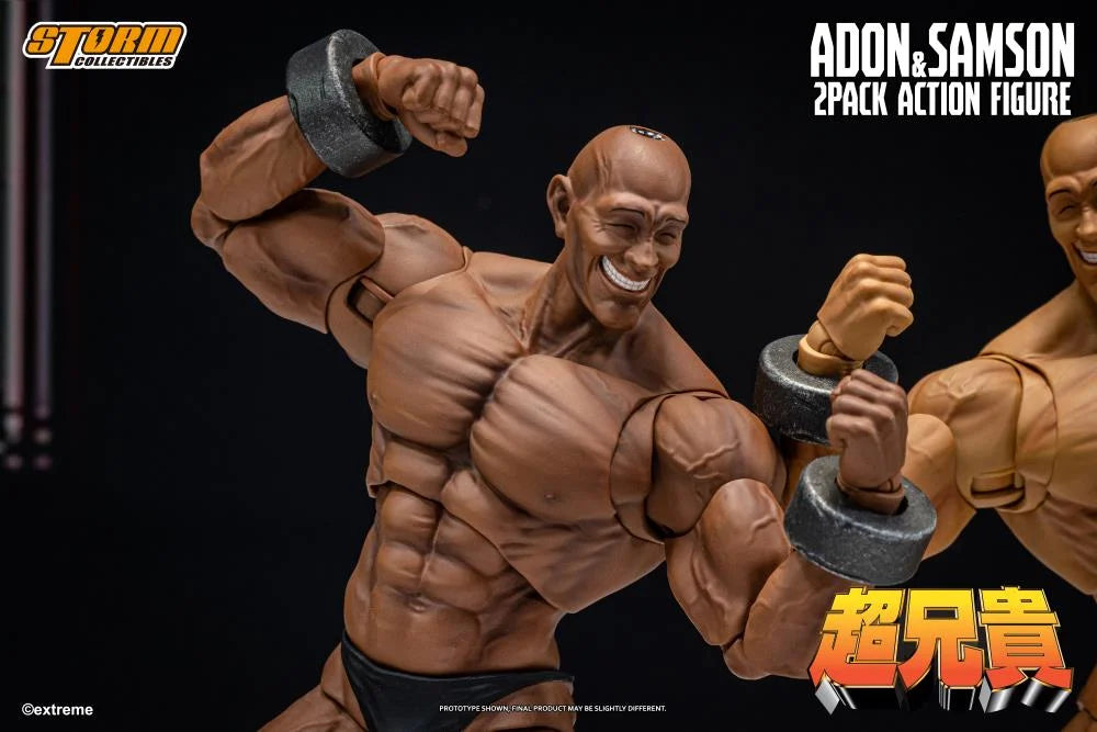 (Pre-Order) Storm Collectibles Chou-Aniki Adon and Samson 1/12 Scale Action Figure Set