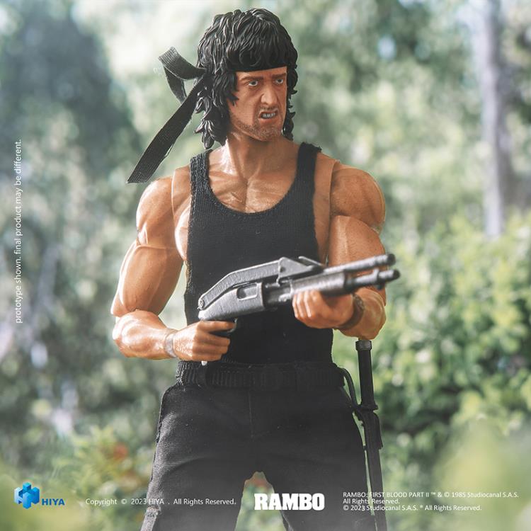 HIYA Rambo: First Blood Part II John Rambo 1/12 Scale PX Previews Exclusive Figure (In Stock)