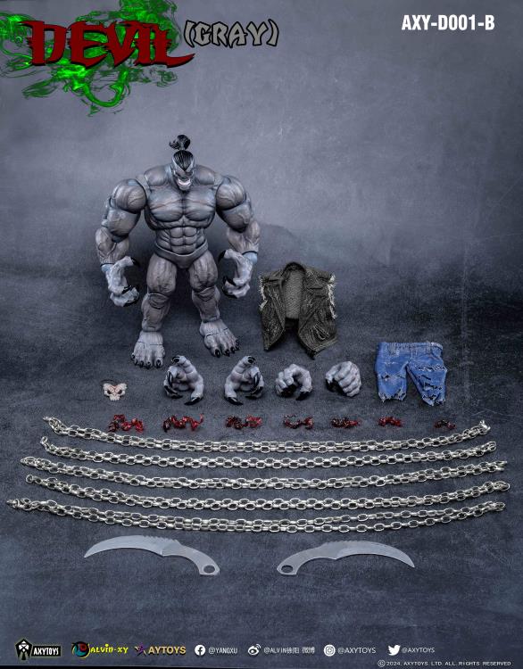 AXYTOYS Devil (Deluxe Gray Ver.) 1/12 Scale Action Figure