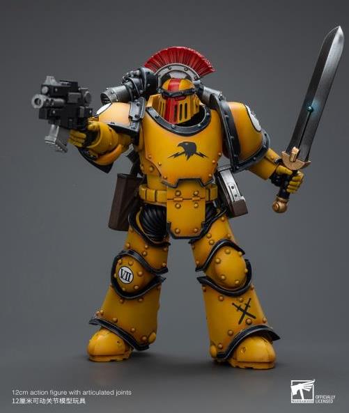 Warhammer 40K Imperial Fists Legion MkIII Tactical Squad Sergeant with Power Sword (In Stock)