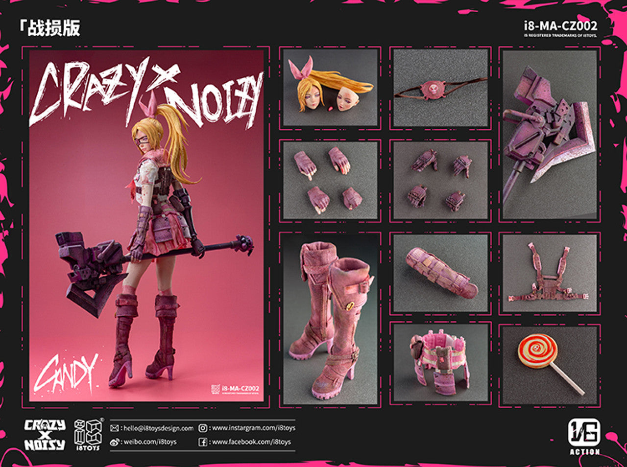 (Pre-Order) I8Toys i8-MA-CZ002 1/6 Candy Battle Damaged version