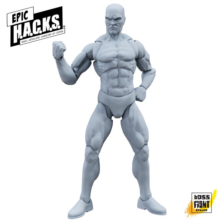 (Pre-Order) BFS Epic H.A.C.K.S. Blanks Shady Gray Male 1/12 Scale Action Figure
