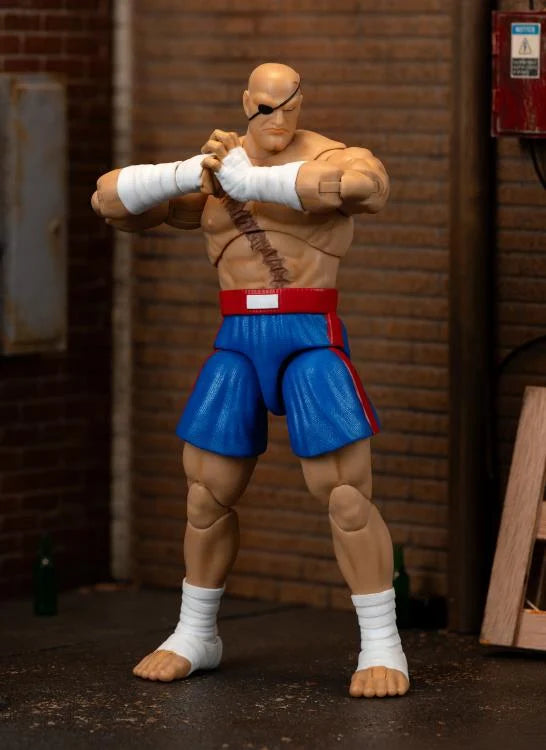 Jada Street Fighter II Sagat 6 Inch Figure (In Stock)