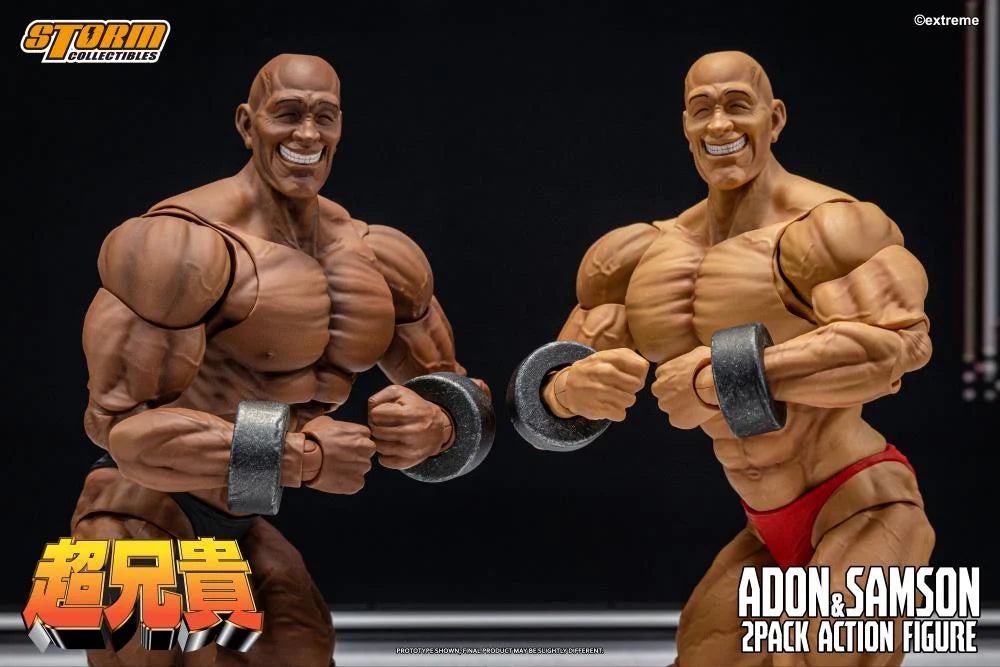 (Pre-Order) Storm Collectibles Chou-Aniki Adon and Samson 1/12 Scale Action Figure Set