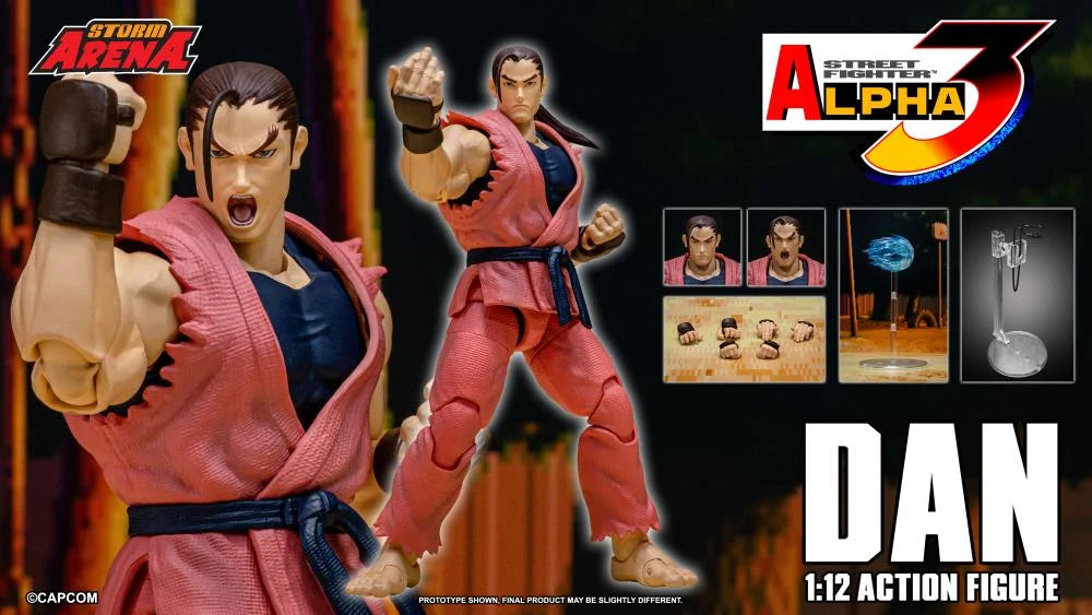 (Pre-Order) Storm Collectibles Street Fighter Alpha 3 Storm Arena Dan 1/12 Scale Action Figure