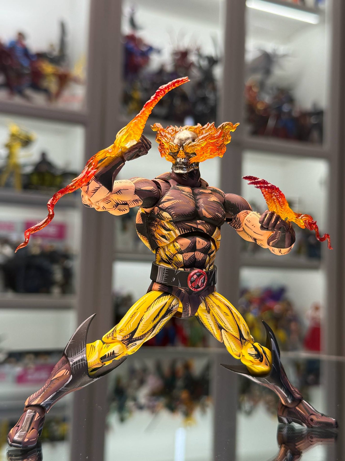 Custom 1/12 Action Figure Comic painting CT Toys Hellverine (Including Figure)