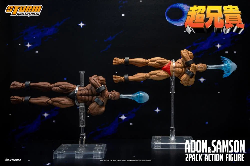 (Pre-Order) Storm Collectibles Chou-Aniki Adon and Samson 1/12 Scale Action Figure Set