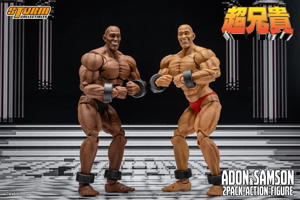 (Pre-Order) Storm Collectibles Chou-Aniki Adon and Samson 1/12 Scale Action Figure Set