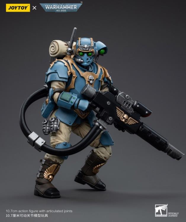 Warhammer 40k Astra Militarum Tempestus Scions Squad 55th Kappic Eagles Tempestus Scion 1 1/18 Scale Figure (In Stock)