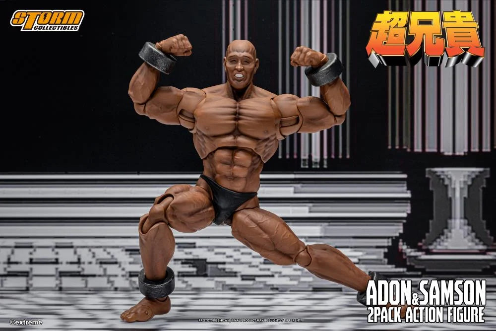 (Pre-Order) Storm Collectibles Chou-Aniki Adon and Samson 1/12 Scale Action Figure Set
