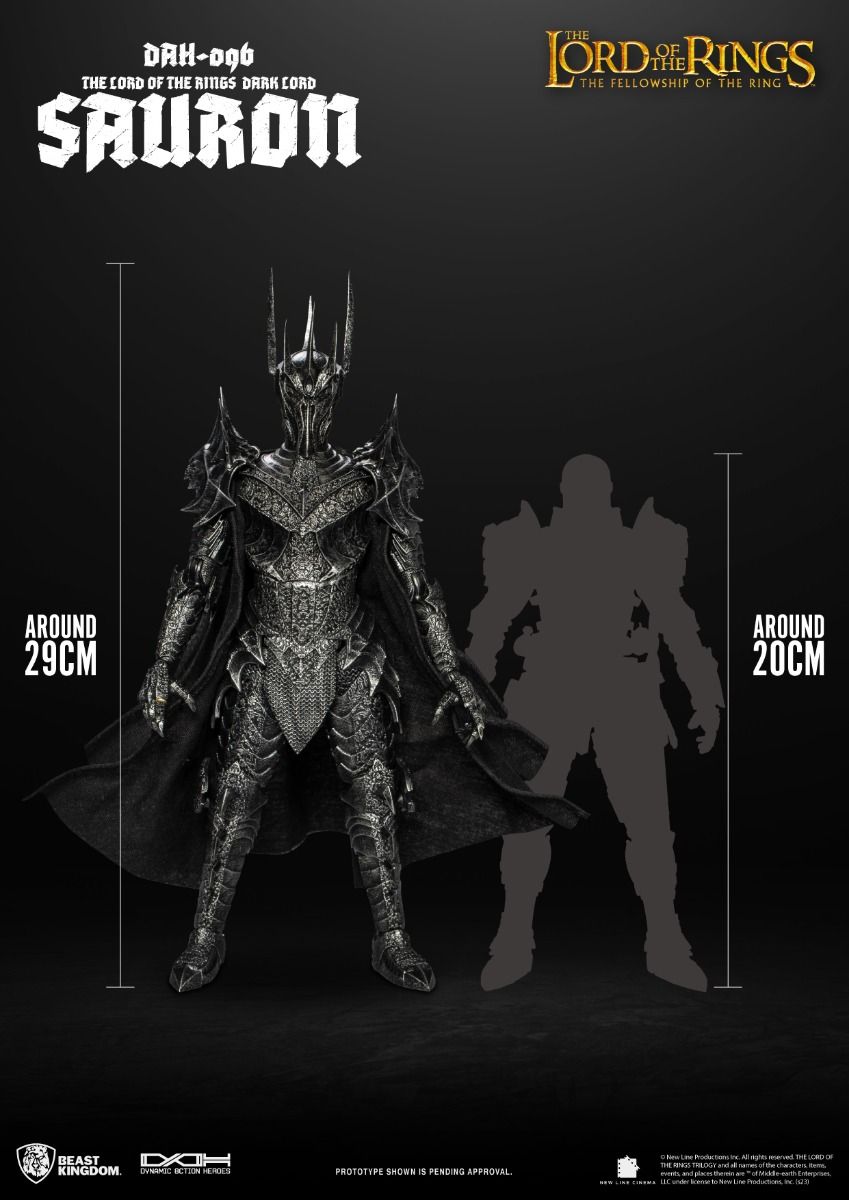 (Pre-Order) Beast Kingdom DAH-096 The Lord of the Rings Dark Lord Sauron