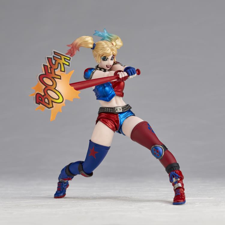 KAIYODO DC Comics Amazing Yamaguchi Revoltech No.015EX Harley Quinn (New Color Ver.) (Reissue) (In Stock)
