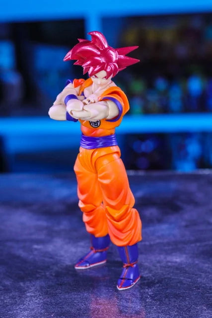 S.H.Figuarts Super Saiyan God Goku (Saiyan God Instilled With the Light of Righteous Hearts) Action Figure (In Stock)